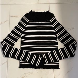 PacSun Kendall & Kylie Black/White Shirt- XS